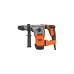 BLACK+DECKER Bohrhammer BEHS03K-QS(schwarz/orange, 1.250 Watt, Koffer)