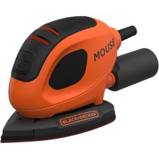 BLACK+DECKER Kompakt-Mouse BEW230-QS, Deltaschleifer(orange/schwarz, 55 Watt)