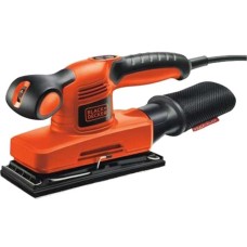 BLACK+DECKER Kompakt-Schwingschleifer KA320EKA(orange/schwarz, Koffer, 240 Watt)