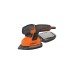 BLACK+DECKER Mouse-Schleifer KA2000, Deltaschleifer(orange/schwarz, 120 Watt, mit Tasche u. 6-tlg. Schleifzubehör)