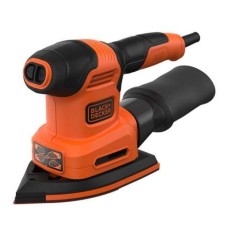 BLACK+DECKER Multischleifer 4in1 BEW200K-QS, Deltaschleifer(orange/schwarz, 200 Watt)
