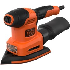 BLACK+DECKER Multischleifer 4in1 BEW200-QS, Deltaschleifer(orange/schwarz, 200 Watt)