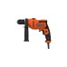 BLACK+DECKER Schlagbohrmaschine BEH200-QS(orange/schwarz, 500 Watt)