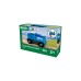 BRIO Blaue Frachtlok mit Batterie, Spielfahrzeug(blau/weiß)