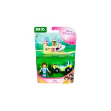 BRIO Disney Princess Belle mit Waggon, Spielfahrzeug