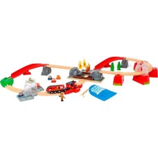 BRIO Smart Tech Sound Feuerwehreinsatz-Rettungsset, Bahn