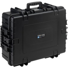 B&W outdoor.case Typ 6500, Koffer(schwarz, herausnehmbarer, gepolsterter Koffereinsatz aus Gewebematerial)