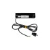 Bachmann CASIA 2 Steckdosenleiste 2-fach + USB-Charger, kurz, Wand- oder Eckmontage(edelstahl, 2 Meter Kabel, 1x USB-A, 1x USB-C)