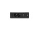 Bachmann CASIA 2 Steckdosenleiste 2-fach + USB-Charger, kurz, Wand- oder Eckmontage(schwarz, 2 Meter Kabel, 1x USB-A, 1x USB-C)