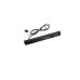 Bachmann CASIA 2 Steckdosenleiste 4-fach, lang, Wand- oder Eckmontage(schwarz, 2 Meter Kabel)