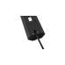Bachmann CASIA Steckdosenleiste 4-fach, Wand- oder Eckmontage(edelstahl, 2 Meter Kabel)