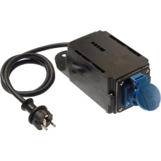Bachmann Einschaltstrombegrenzer 349.017 (230V / 16A), Steckdose(schwarz, 1,5 Meter Kabel, 1-phasig)