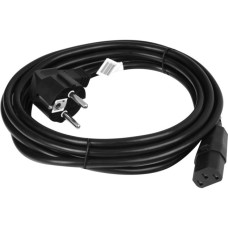 Bachmann Kaltgeräte-Kabel 353.175(schwarz, 3 Meter)