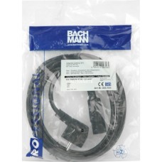 Bachmann Kaltgeräte-Kabel 353.185(schwarz, 3 Meter)