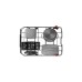 Bauknecht BSIO 3T223 PE X, Spülmaschine(silber/inox)