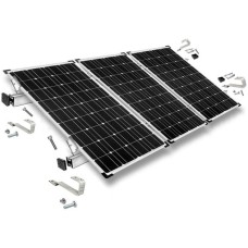 Befestigung Biberschwanz, für Schrägdachmontage, 30mm Rahmenhöhe, Halterung(0% MWST, für 3 Solarpanels)