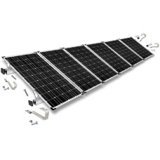 Befestigung Biberschwanz, für Schrägdachmontage, 30mm Rahmenhöhe, Halterung(0% MWST, für 6 Solarpanels)