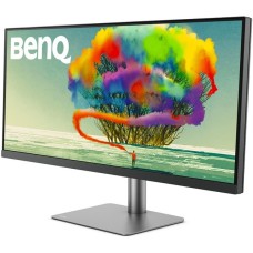 BenQ PD3420Q, LED-Monitor(87 cm (34 Zoll), schwarz/silber, UWQHD, IPS, USB-C, HDMI)