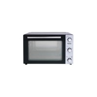 Bestron AOV45 Grill-Backofen, Mini-Backofen(silber/schwarz, Mit Drehspieß und Umluft-Funktion)