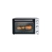 Bestron AOV45 Grill-Backofen, Mini-Backofen(silber/schwarz, Mit Drehspieß und Umluft-Funktion)