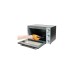 Bestron AOV45 Grill-Backofen, Mini-Backofen(silber/schwarz, Mit Drehspieß und Umluft-Funktion)