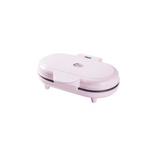 Bestron Doppel-Herzwaffeleisen ADWM1000P(rosa, 1.000 Watt)