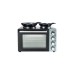 Bestron Kleinküche AOV31CP, Mini-Küche(schwarz/silber)