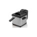 Bestron Mini Fritteuse AF100S mit Kaltzonen-Technik(edelstahl/schwarz, 1.000 Watt, 1,2 L)