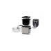Bestron Mini Fritteuse AF100S mit Kaltzonen-Technik(edelstahl/schwarz, 1.000 Watt, 1,2 L)