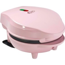 Bestron Mini-Waffelautomat AMW500P, Waffeleisen(rosa, 550 Watt)