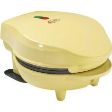 Bestron Mini-Waffelautomat AMW500V, Waffeleisen(gelb, 550 Watt)