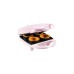 Bestron Mini Waffelbecher-Maker AWCM4P, Waffeleisen(rosa, 520 Watt)