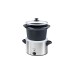 Bestron Slow Cooker ASC350, Multikocher(edelstahl/schwarz, 180 Watt, 3,5 Liter)