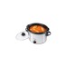 Bestron Slow Cooker ASC350, Multikocher(edelstahl/schwarz, 180 Watt, 3,5 Liter)