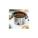 Bestron Slow Cooker ASC350, Multikocher(edelstahl/schwarz, 180 Watt, 3,5 Liter)