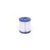 Bestway Fast Set Aufstellpool-Set, Ø 244cm x 61cm, Schwimmbad(blau/hellblau, mit Filterpumpe)