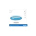 Bestway Fast Set Aufstellpool-Set, Ø 244cm x 61cm, Schwimmbad(blau/hellblau, mit Filterpumpe)