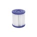 Bestway Fast Set Aufstellpool-Set, Ø 305cm x 76cm, Schwimmbad(blau/hellblau, mit Filterpumpe)