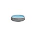 Bestway Fast Set Aufstellpool-Set, Ø 457cm x 107cm, Schwimmbad(grau, mit Filterpumpe)