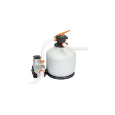 Bestway Flowclear Sandfilteranlage 11.355l/h, Wasserfilter(grau, Outlet)
