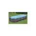 Bestway Power Steel Frame Pool-Set, 732cm x 366cm x 122cm, Schwimmbad(dunkelbraun/blau, Holzdekor, mit Filterpumpe)