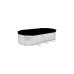 Bestway Power Steel Swim Vista Oval Frame Pool-Set, 549 x 274 x 122cm, Schwimmbad(grau, mit Sichtfenstern + Filterpumpe)