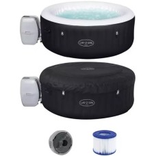 Bestway Whirlpool LAY-Z-SPA Miami AirJet, Schwimmbad(schwarz, Ø 180cm x 66cm)