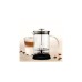 Bialetti Cappuccinatore aus Glas, Milchaufschäumer(schwarz/transparent)