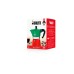 Bialetti Moka Express Tricolore, Espressomaschine(grün/rot, 6 Tassen)
