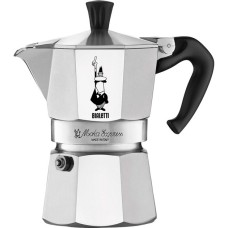 Bialetti Moka Express, Espressomaschine(silber, 1 Tasse)