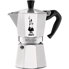 Bialetti Moka Express, Espressomaschine(silber, 9 Tassen)