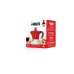 Bialetti Moka Induction, Espressomaschine(rot/silber, 4 Tassen)