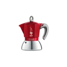 Bialetti Moka Induction, Espressomaschine(rot/silber, 6 Tassen)