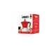 Bialetti Moka Induction, Espressomaschine(rot/silber, 6 Tassen)